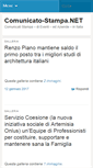Mobile Screenshot of comunicato-stampa.net